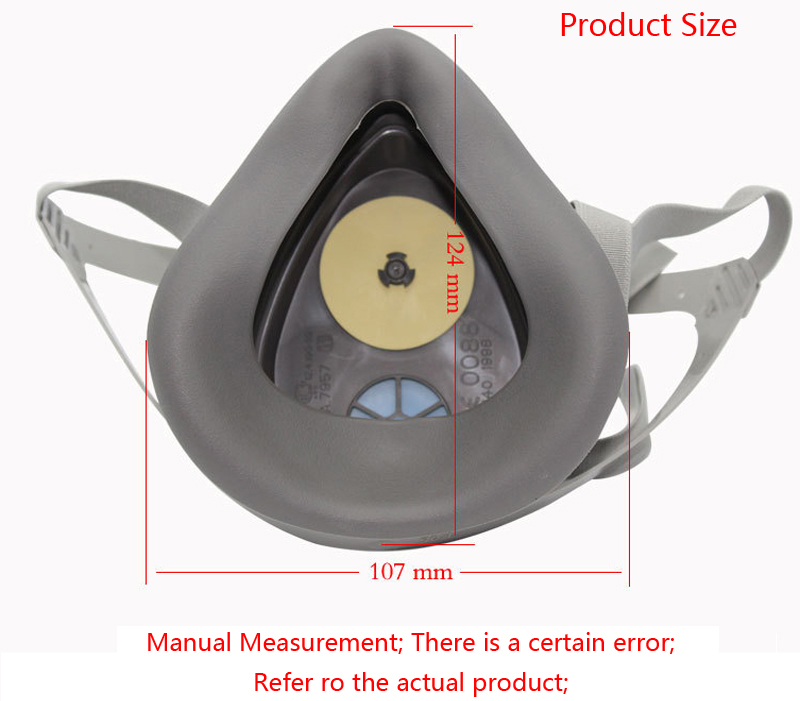 3M Masker Gas Respirator dengan 1 Filter 3701 - 3200